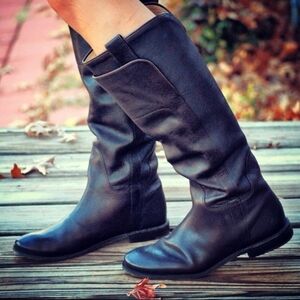 Frye Womens Paige Leather Tall Riding Boots shoes sz 9B